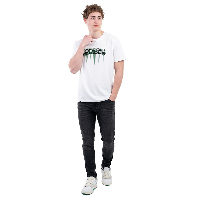 CLEVER Cotton T-Shirt Oversize For Men - White