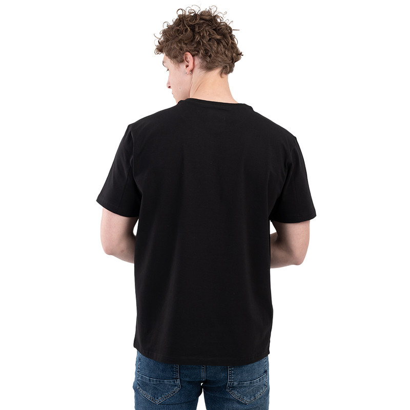 CLEVER Cotton T-Shirt Oversize For Men - Black