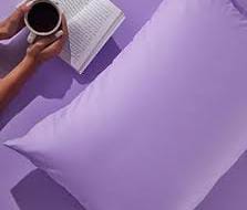 Cotton Solid Bed Sheet 90 Cm - Light Purple