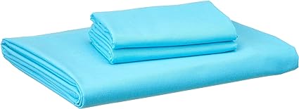 Cotton Solid Bed Sheet 90 Cm - Turquoise