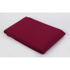 Cotton Solid Fitted Bed Sheet 100 Cm - Maroon