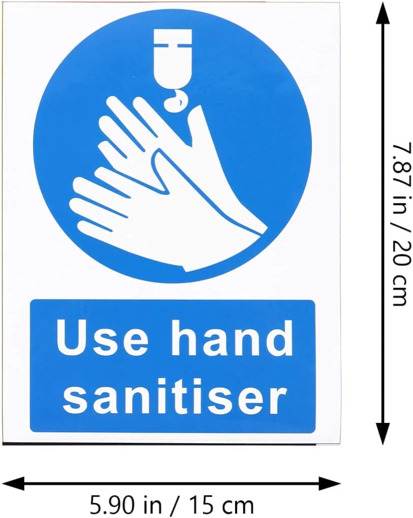 Guidance sticker, adhesive sticker for washing hands