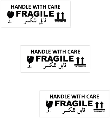 Instructive sticker, a set of warning stickers