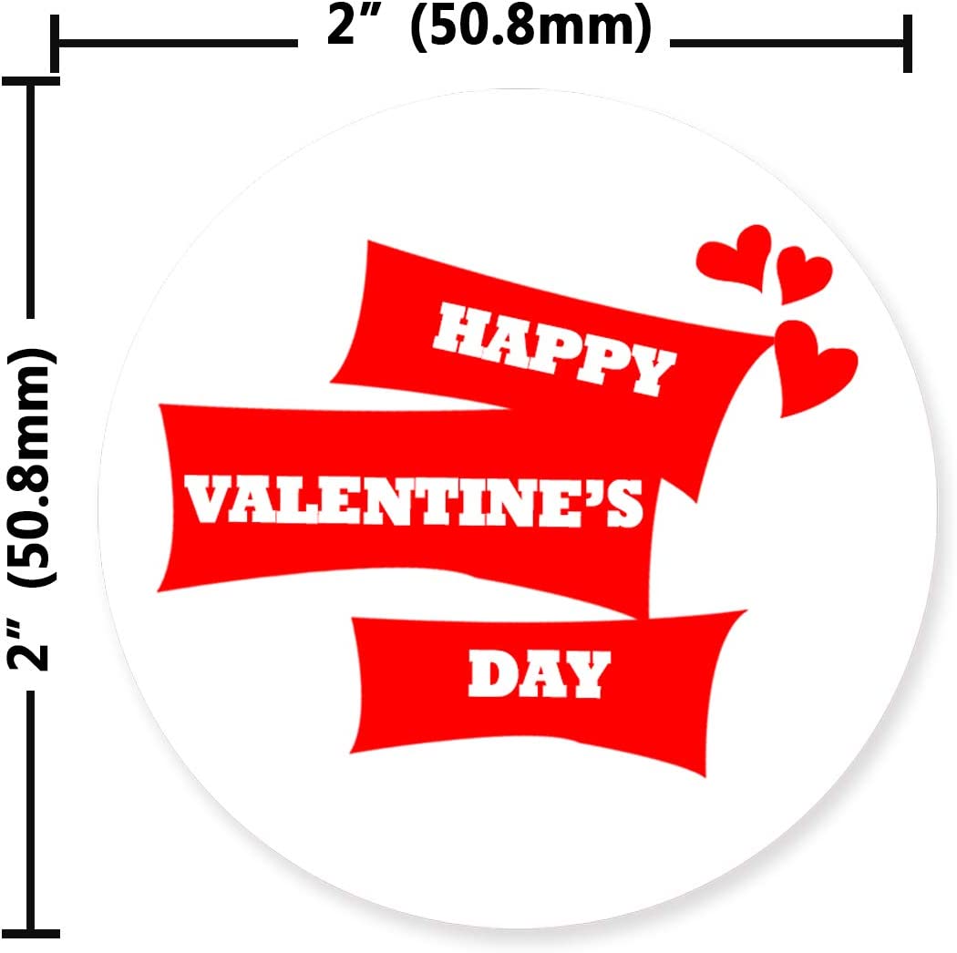 Happy Valentine's Day sticker set sticker - 5 cm