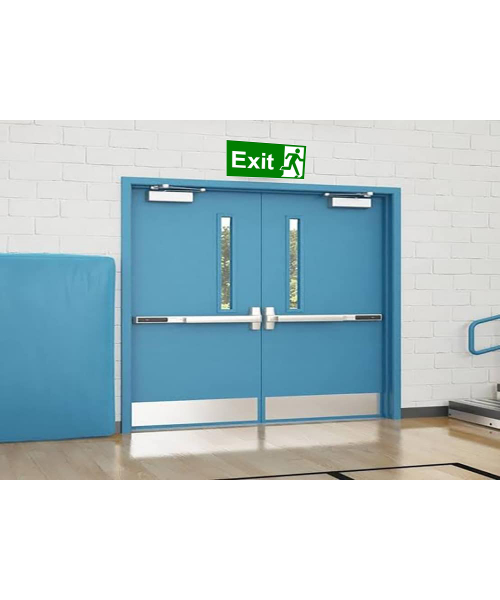 Directional sign Exit sign with right arrow