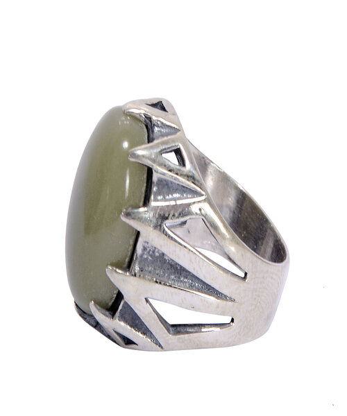 Silver Ring 925 with power stone - Multicolor