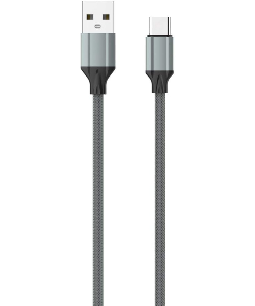LDNIO LS441 Mobile Phone Cables 2.4A Fast Charging Type-C USB Cable 1M - Grey