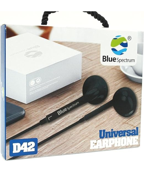 Blue Spectrum D-42 Wired Earphone - Black