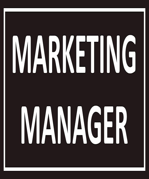 Marketing Manager office door sign