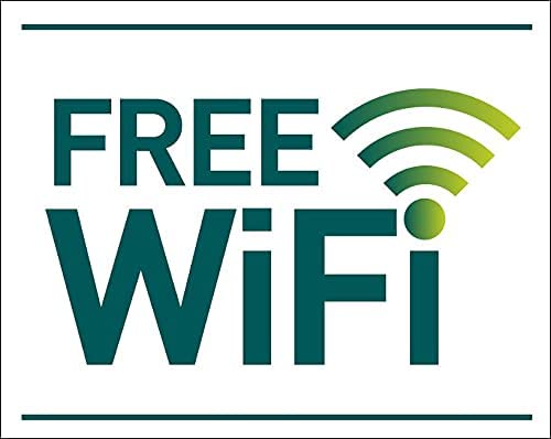 Guidance sign free wi fi - 15 × 15 cm