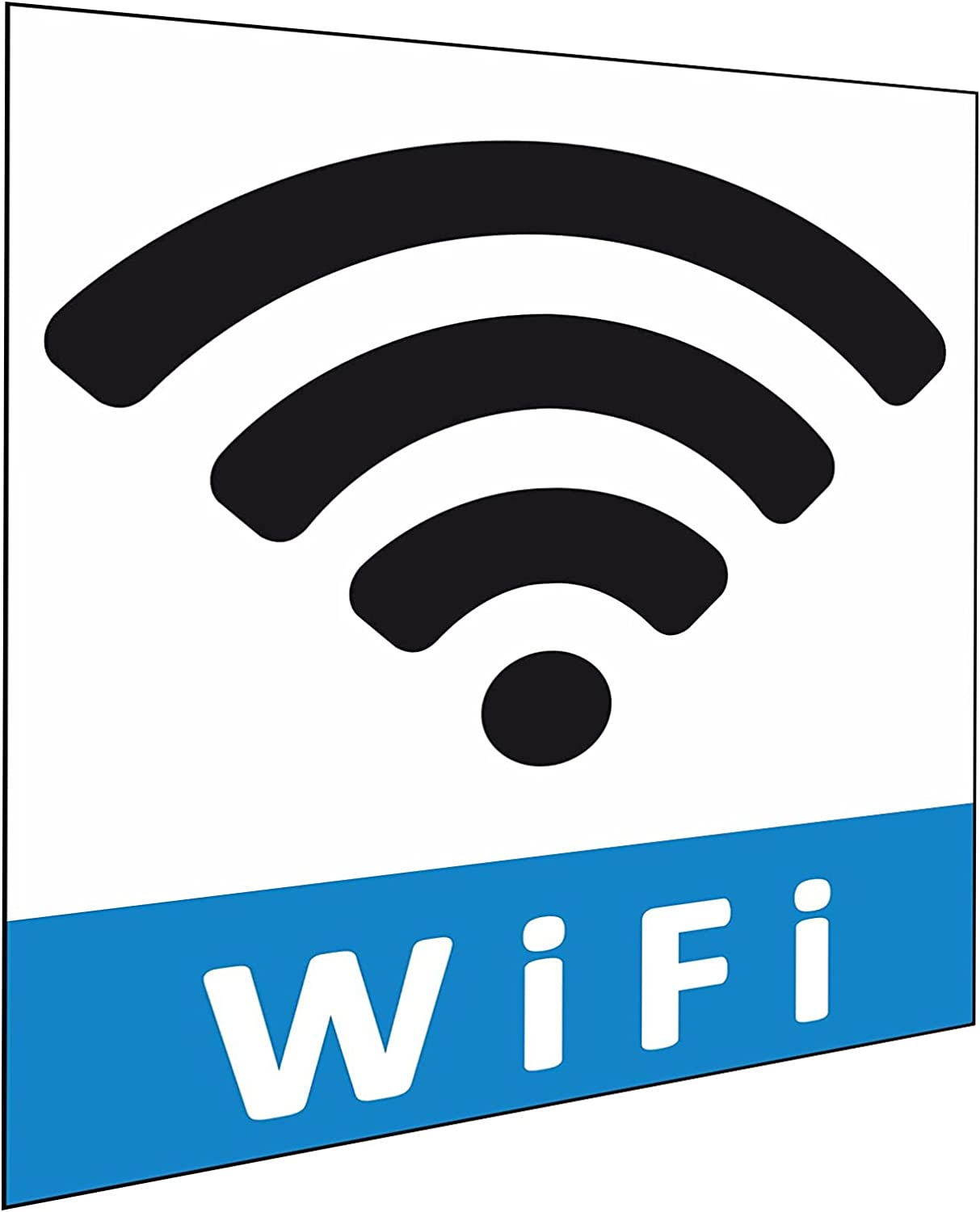 Guidance sign wi fi - 10 × 12 cm