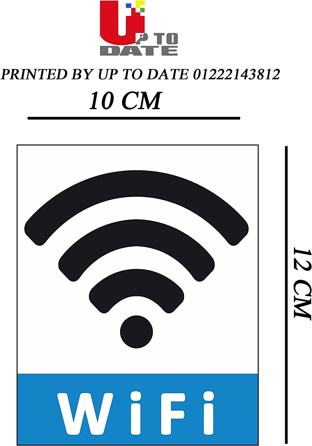 Guidance sign wi fi - 10 × 12 cm