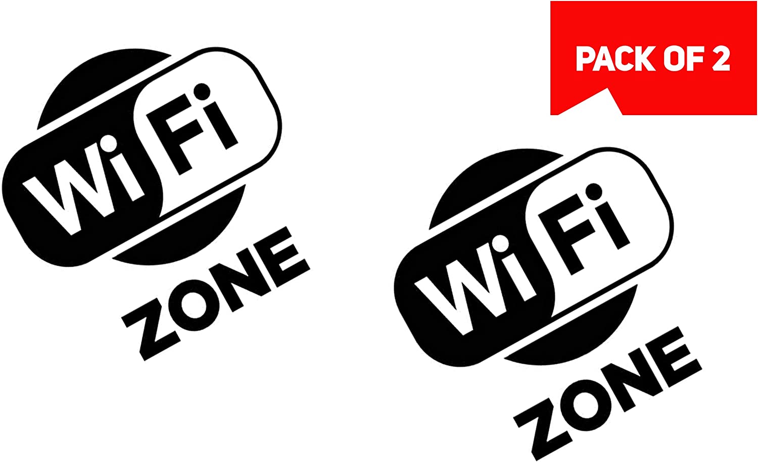 Guidance sign wifi zone -  12 × 12 cm