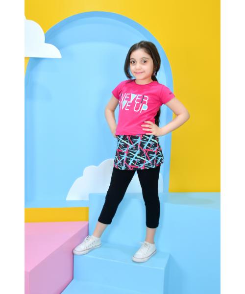 outdoor sports set For Girls - Pink Black