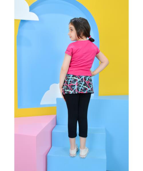 outdoor sports set For Girls - Pink Black