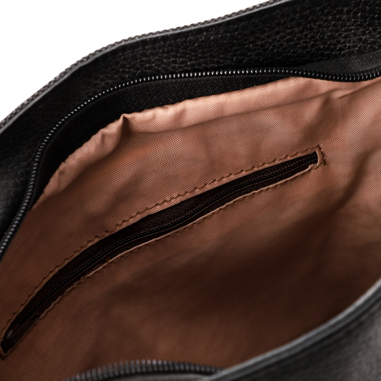 حقيبة كروس من أم أند أو كاجوال كتان وجلد طبيعى للرجال - أسود