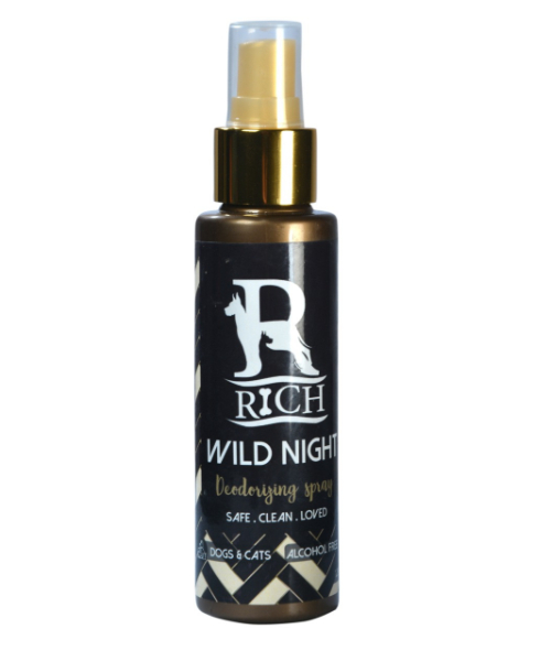 Rich Perfume Wild Night Deodorizing Spray For Dog and Cat - 125 ml