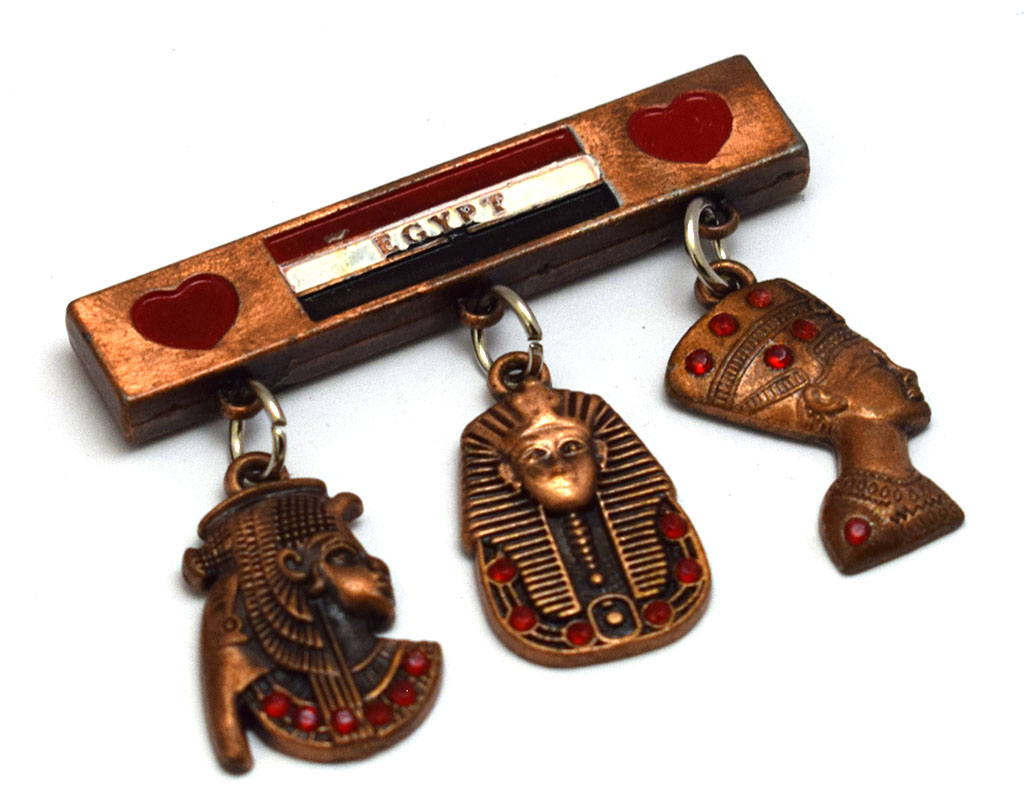 immatgar pharaonic Egyptian kings Fridge Magnets Egyptian souvenirs gifts - Inspired Gift from Egypt ( Burnt Red )