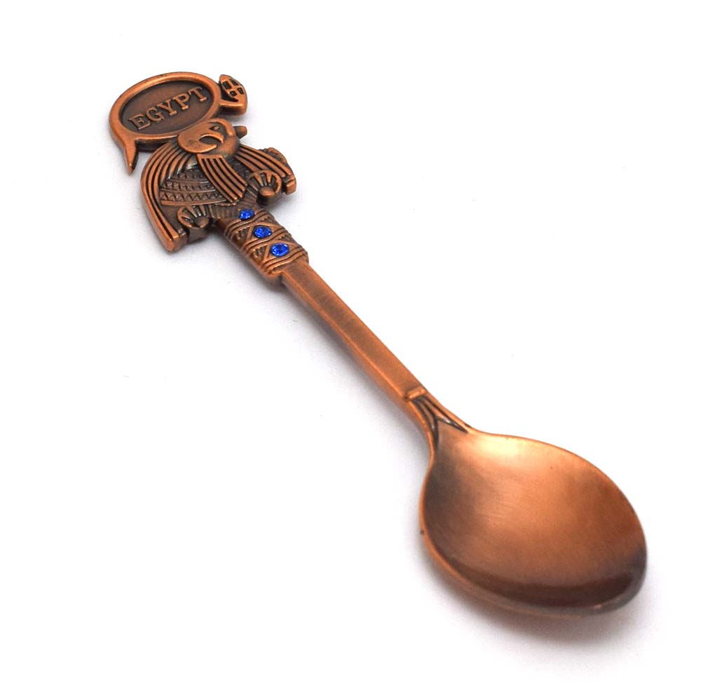 immatgar pharaonic Egyptian Spoon Egypt souvenirs gifts Inspired Gift from Egypt ( Horus - Burnt Red )