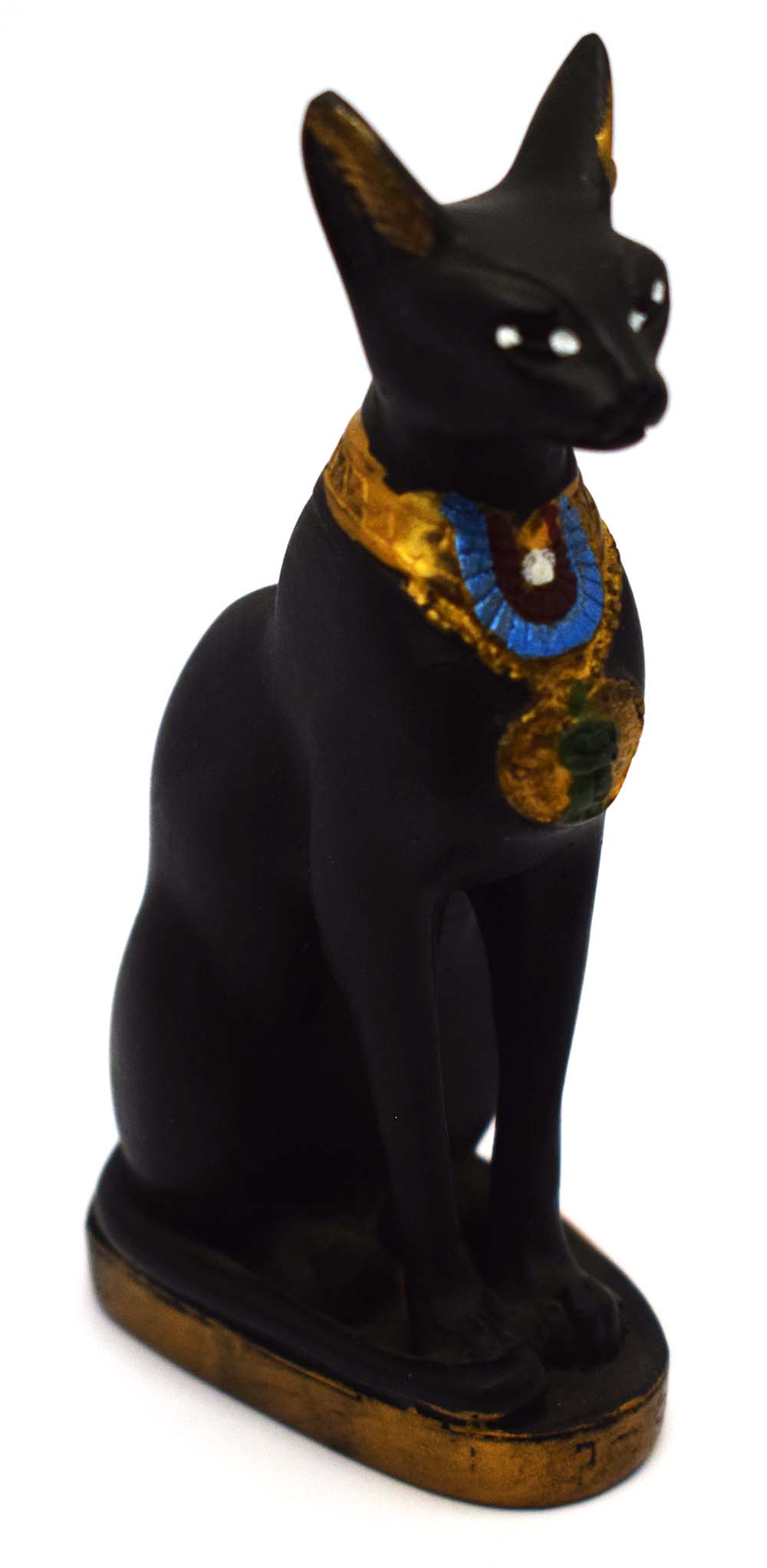 immatgar pharaonic Egyptian Cat Bastet Statue Egyptian souvenirs gifts - Inspired Gift from Egypt ( Black - 14 CM )