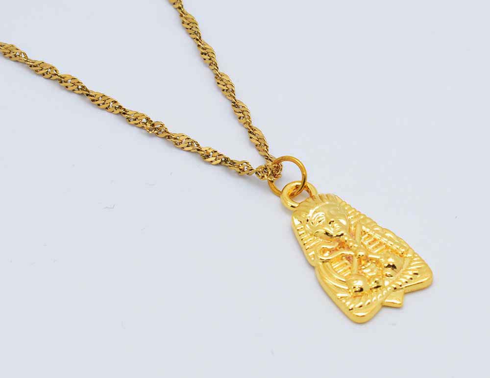 immatgar pharaonic Egyptian Gold platted tutankhamun necklace jewellery Egyptian pendant souvenirs gifts for Women Girls ( Gold Platted )