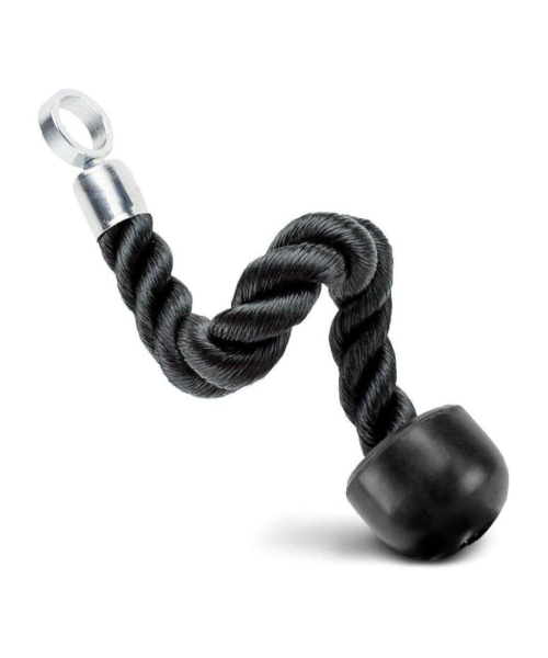 Heavy Duty Tricep Pull Down Single Rope with Snap Hook, Fitness Attachment Cable Machine Pulldown Rope for Home Gym