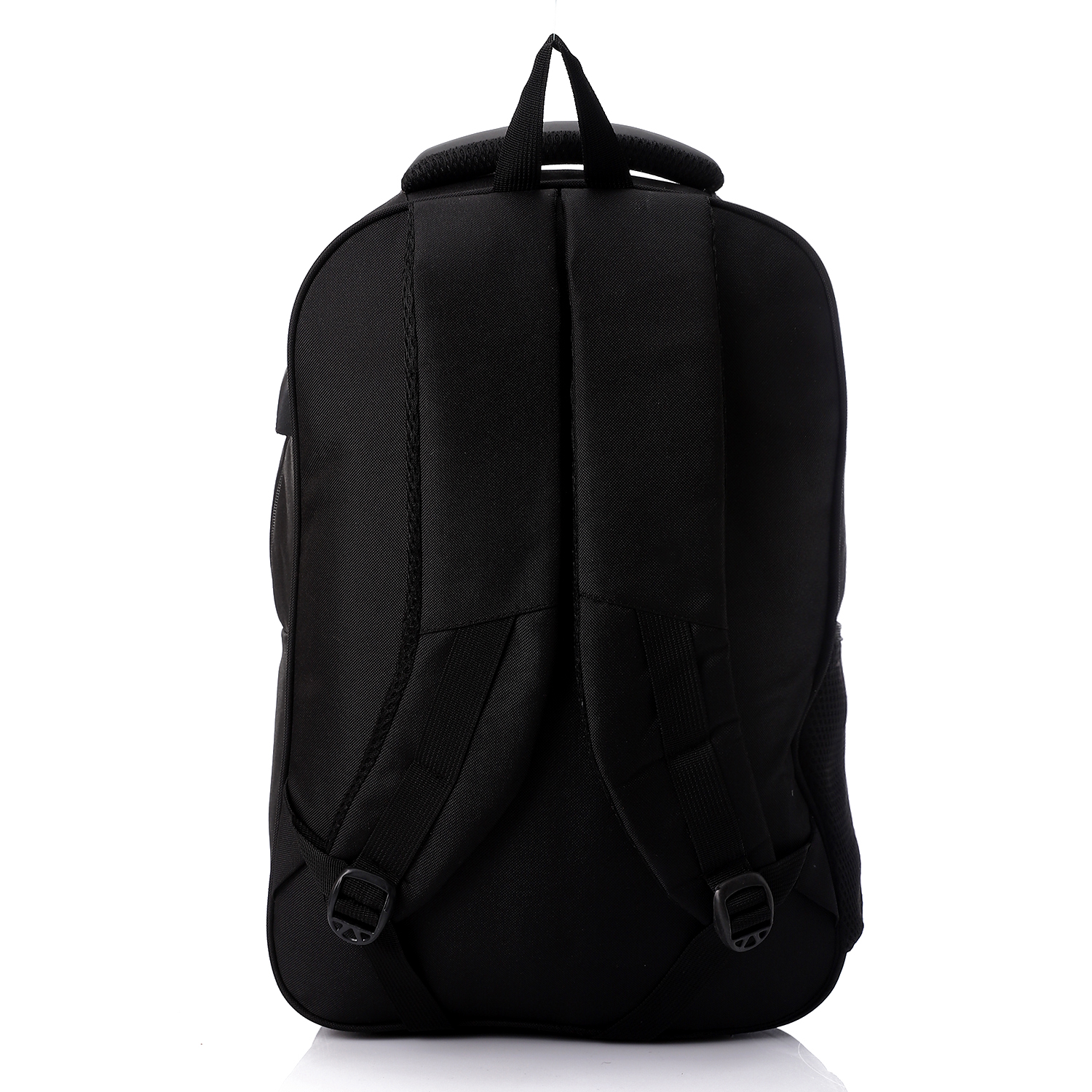 M&O Two Main Compartment Zipped Laptop Bag With USB Cover - Black 
