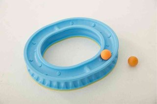 Magic circle game circular ball track