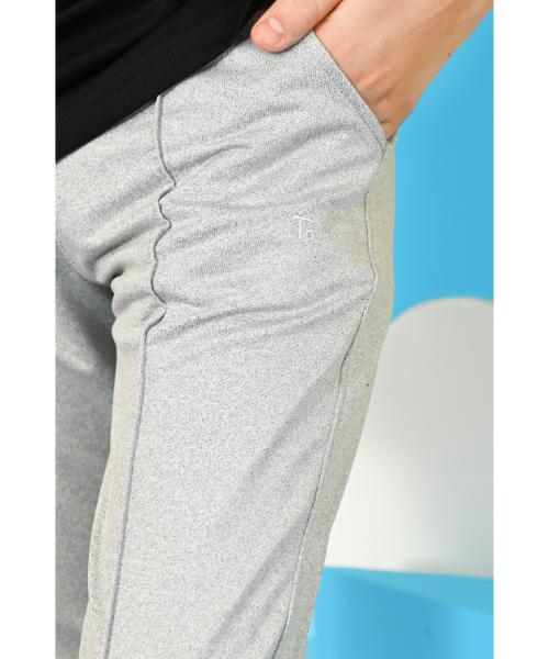 Comfortable Drawstring pants Solid For Boys - Grey