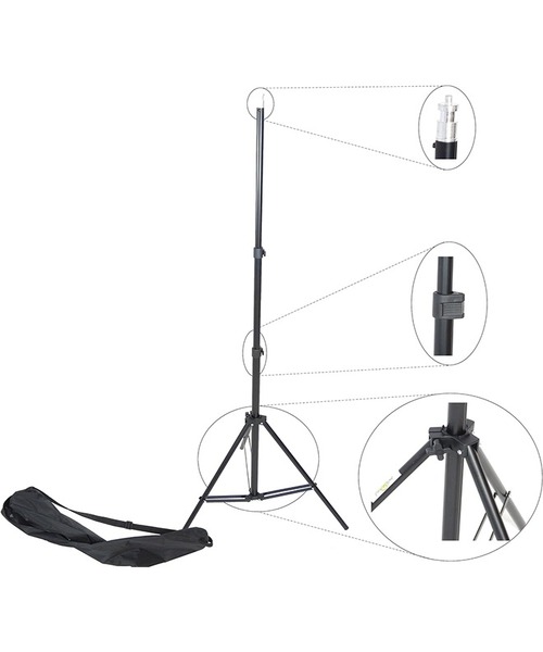 Tripod Extendable Photography with 360 Rotation Perfect for Cameras Ring Lights and Mobile Phones