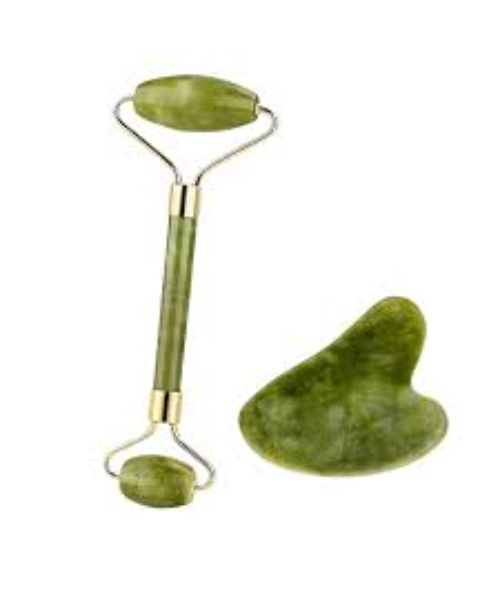 jade roller and gua sha